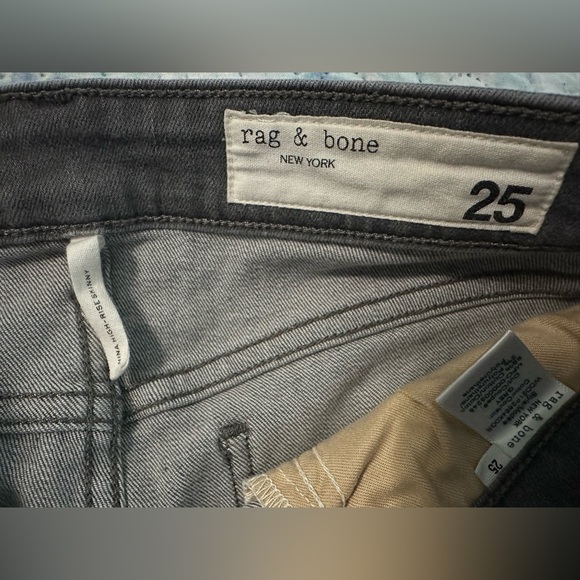 Rag and Bone Nina High Rise Skinny Jeans - Size 25 - Picture 4 of 4
